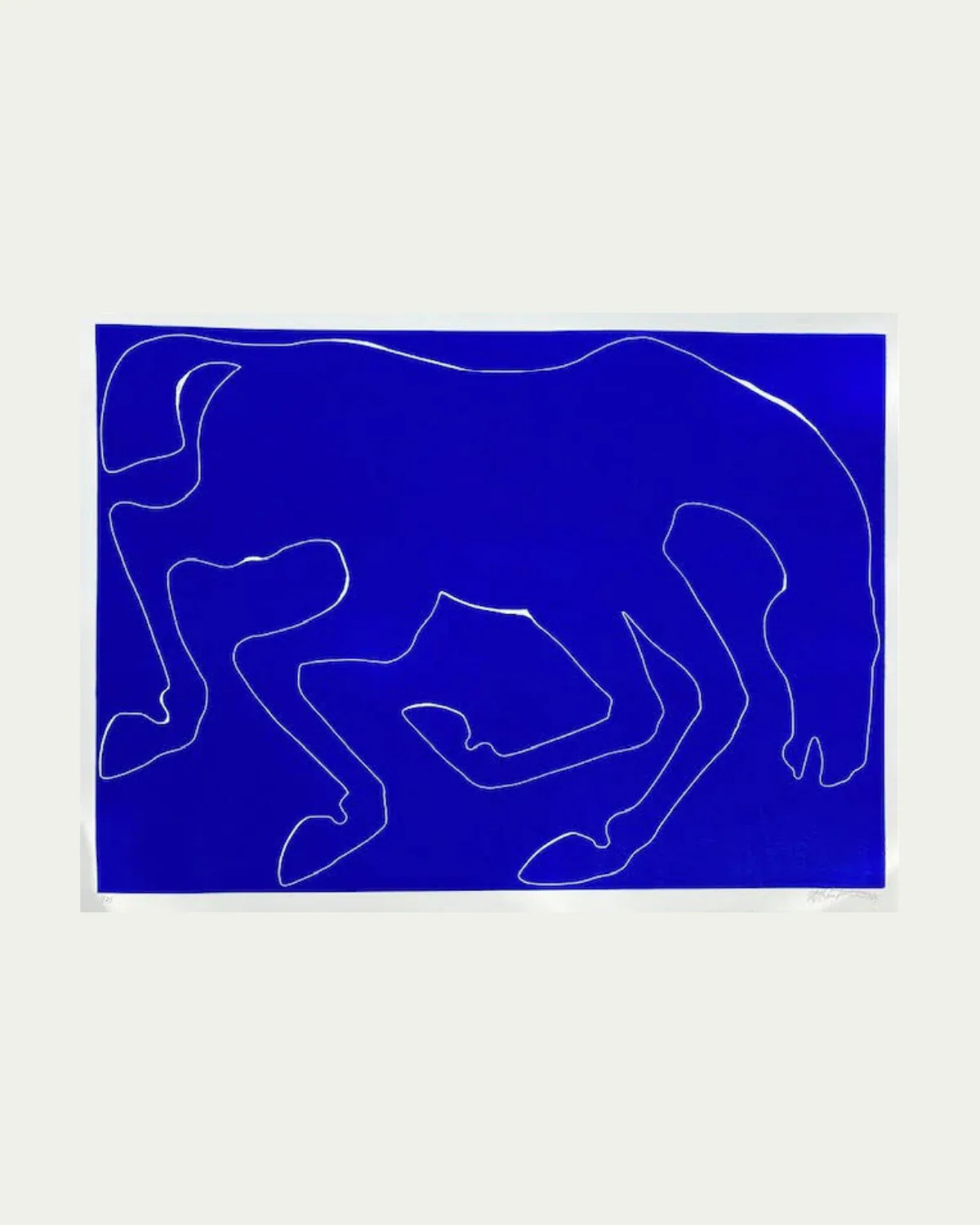 Untitled, (Faulter). Relief Print. Edition of 25