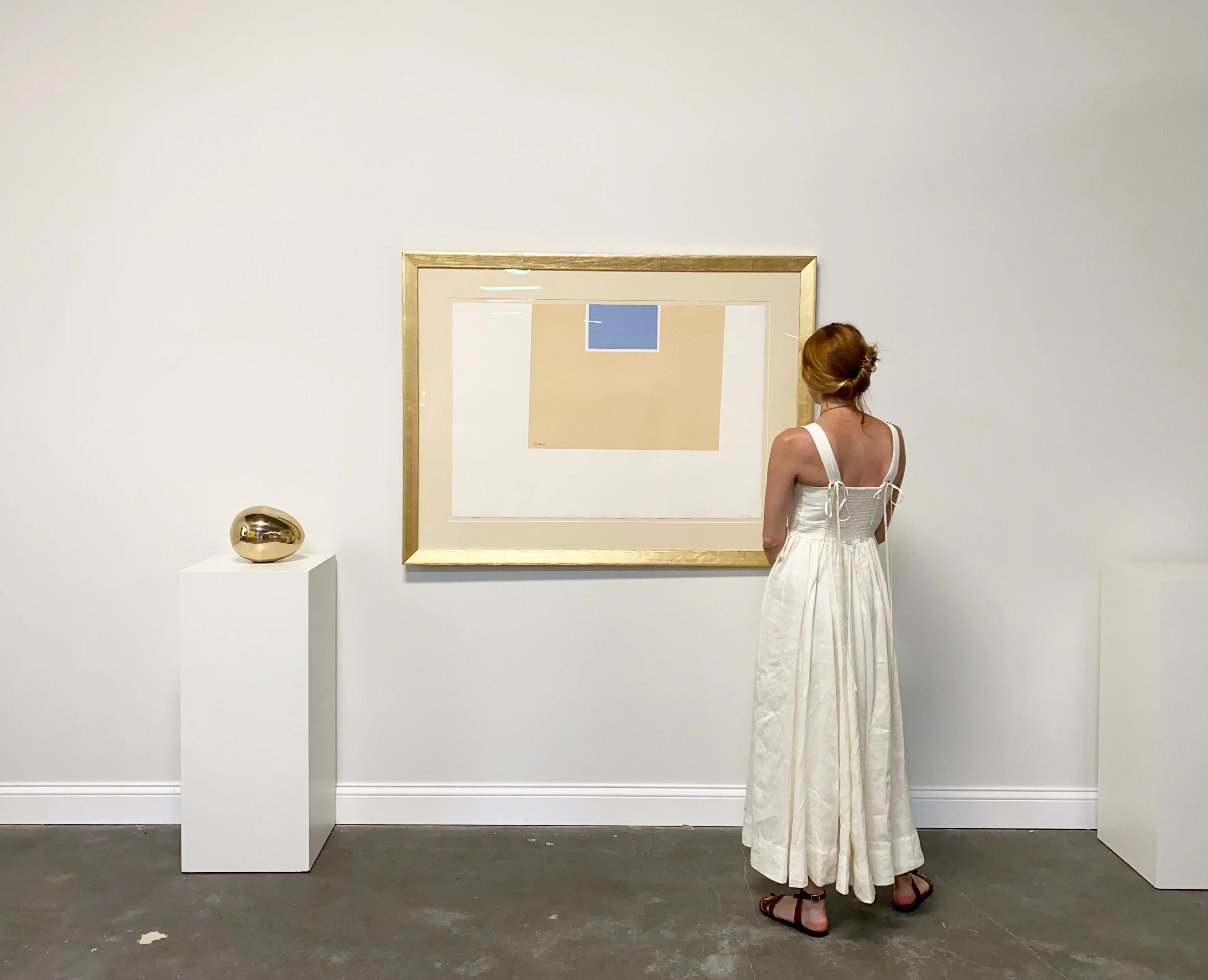 Untitled (Yellow/Blue), Framed - Image 2