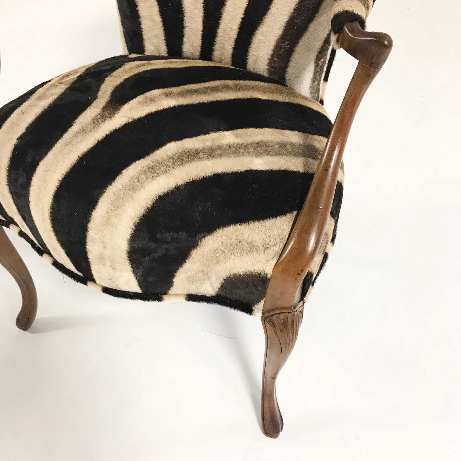 Vintage Armchair in Zebra Hide - Image 2