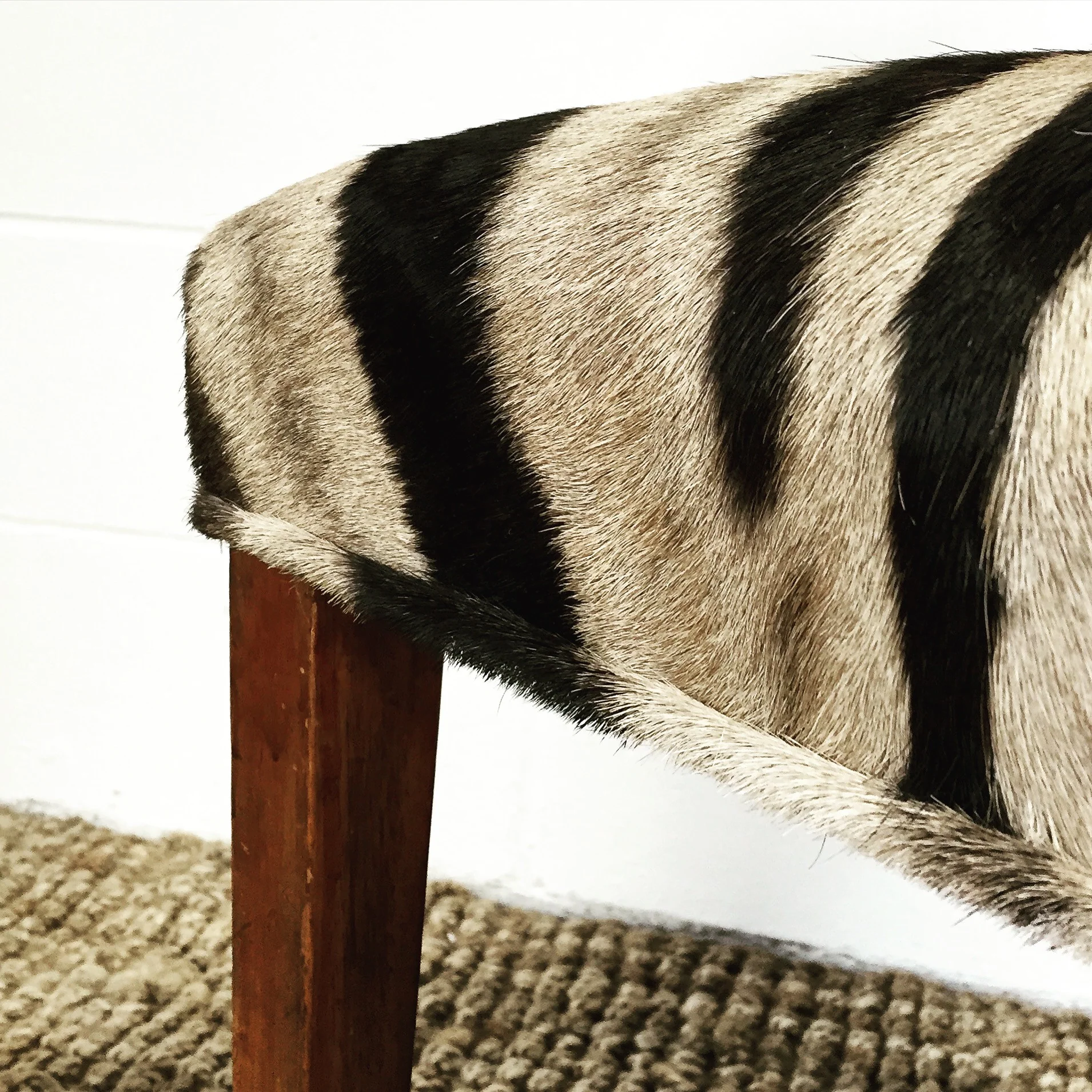 Biedermeier Side Chair in Zebra Hide - Image 5