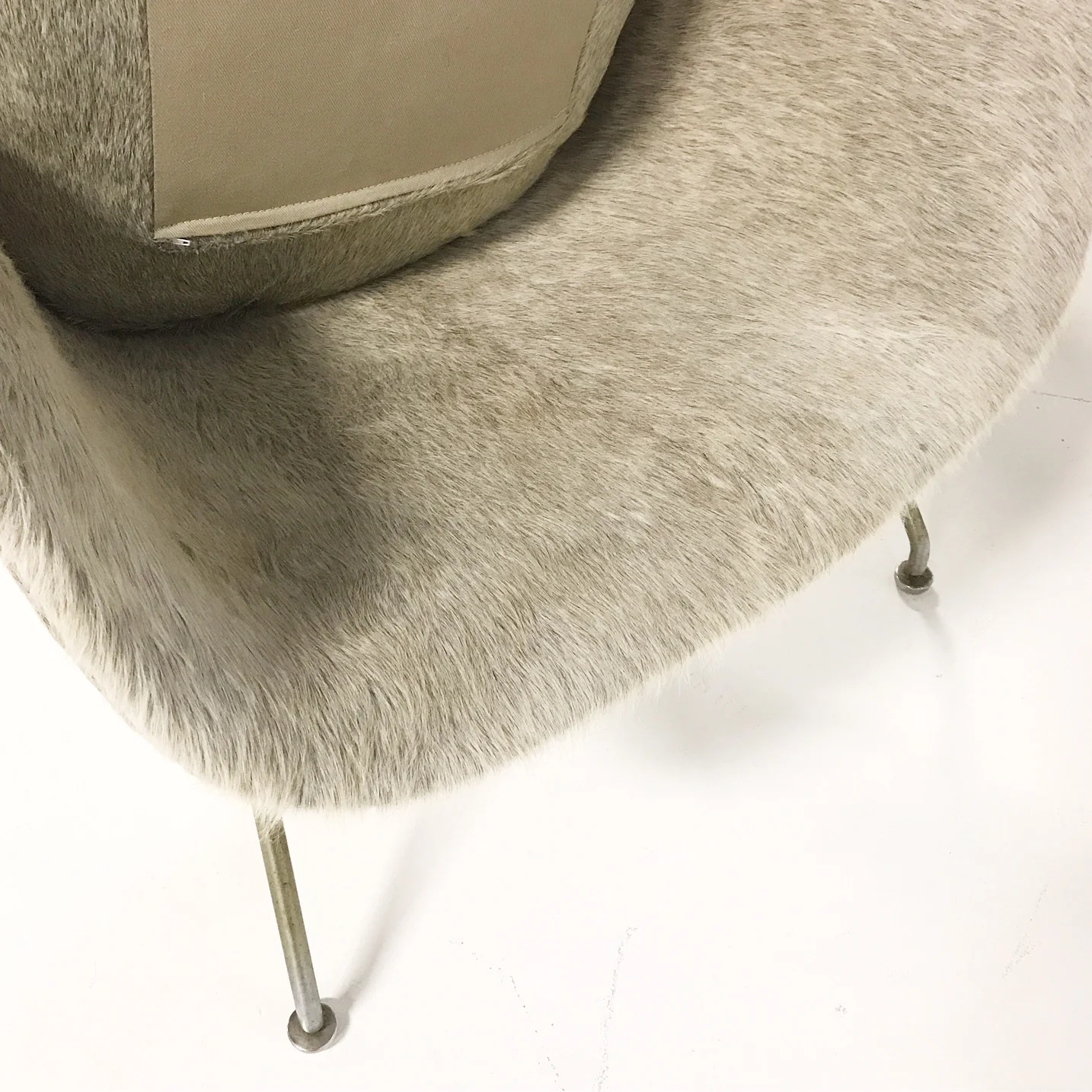 Bespoke Womb Chair in Brazilian Cowhide - Image 6