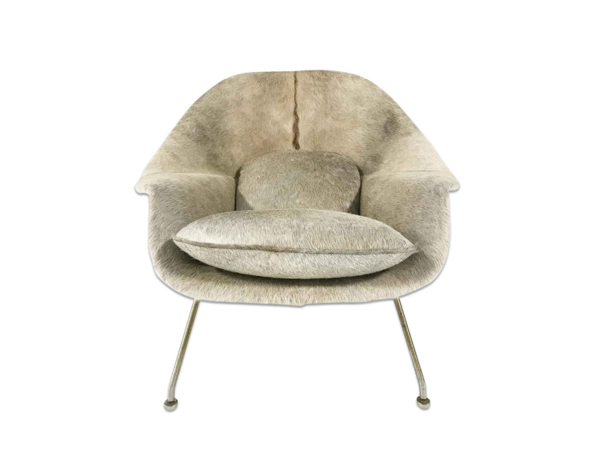 Bespoke Womb Chair in Brazilian Cowhide - Image 8