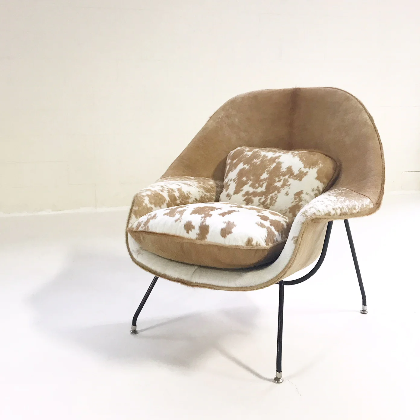 Bespoke Womb Chair in Brazilian Cowhide - Image 3