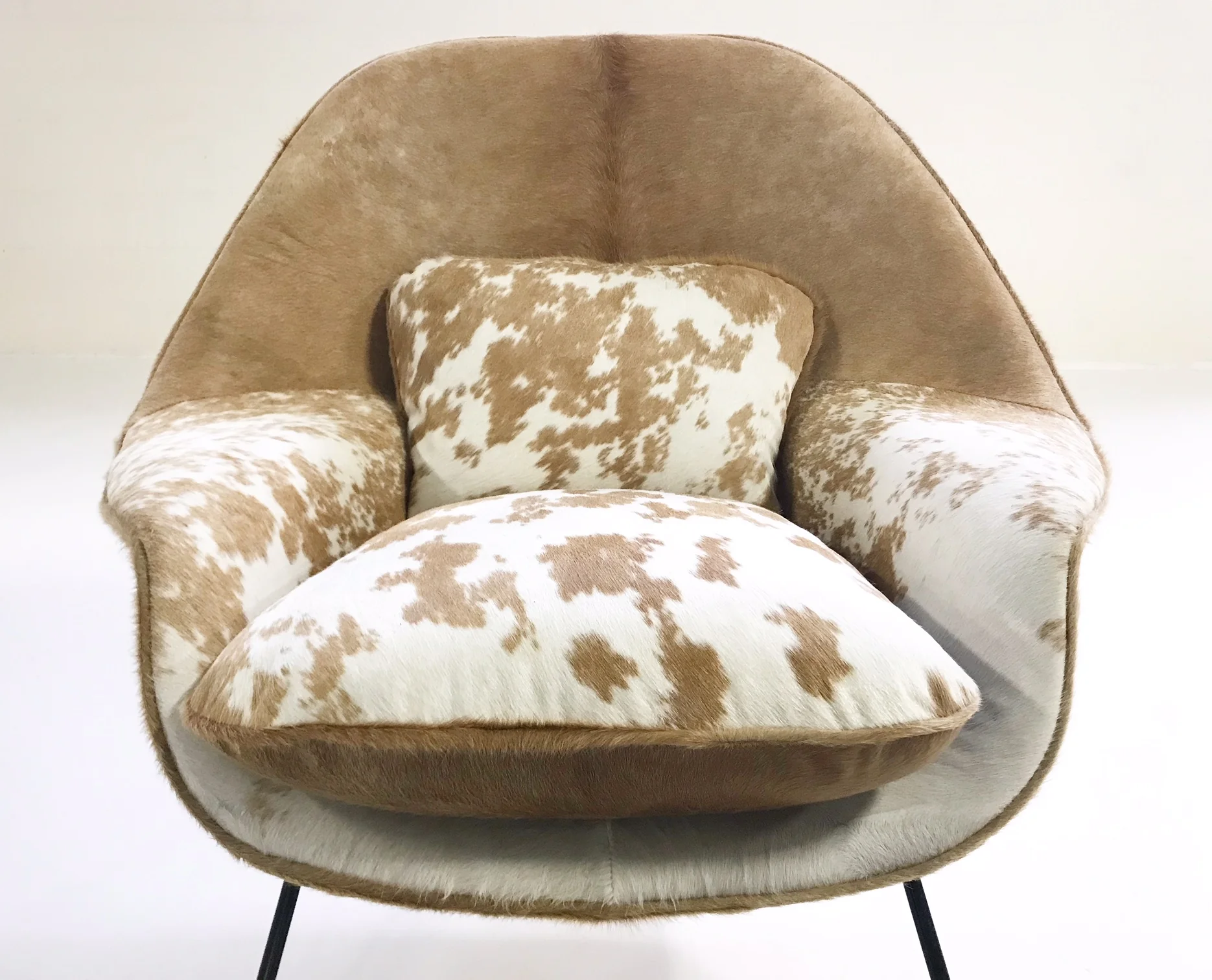 Bespoke Womb Chair in Brazilian Cowhide - Image 4