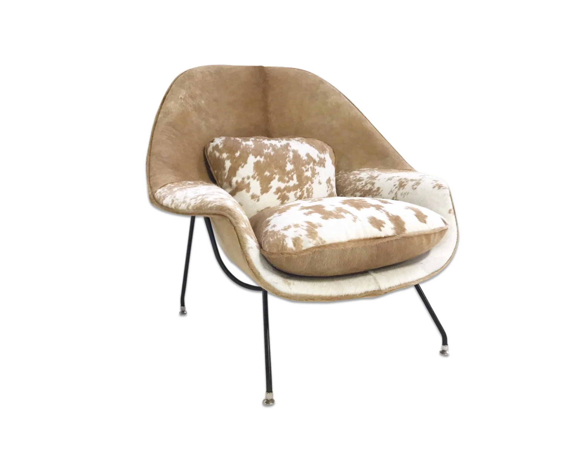 Bespoke Womb Chair in Brazilian Cowhide - Image 9