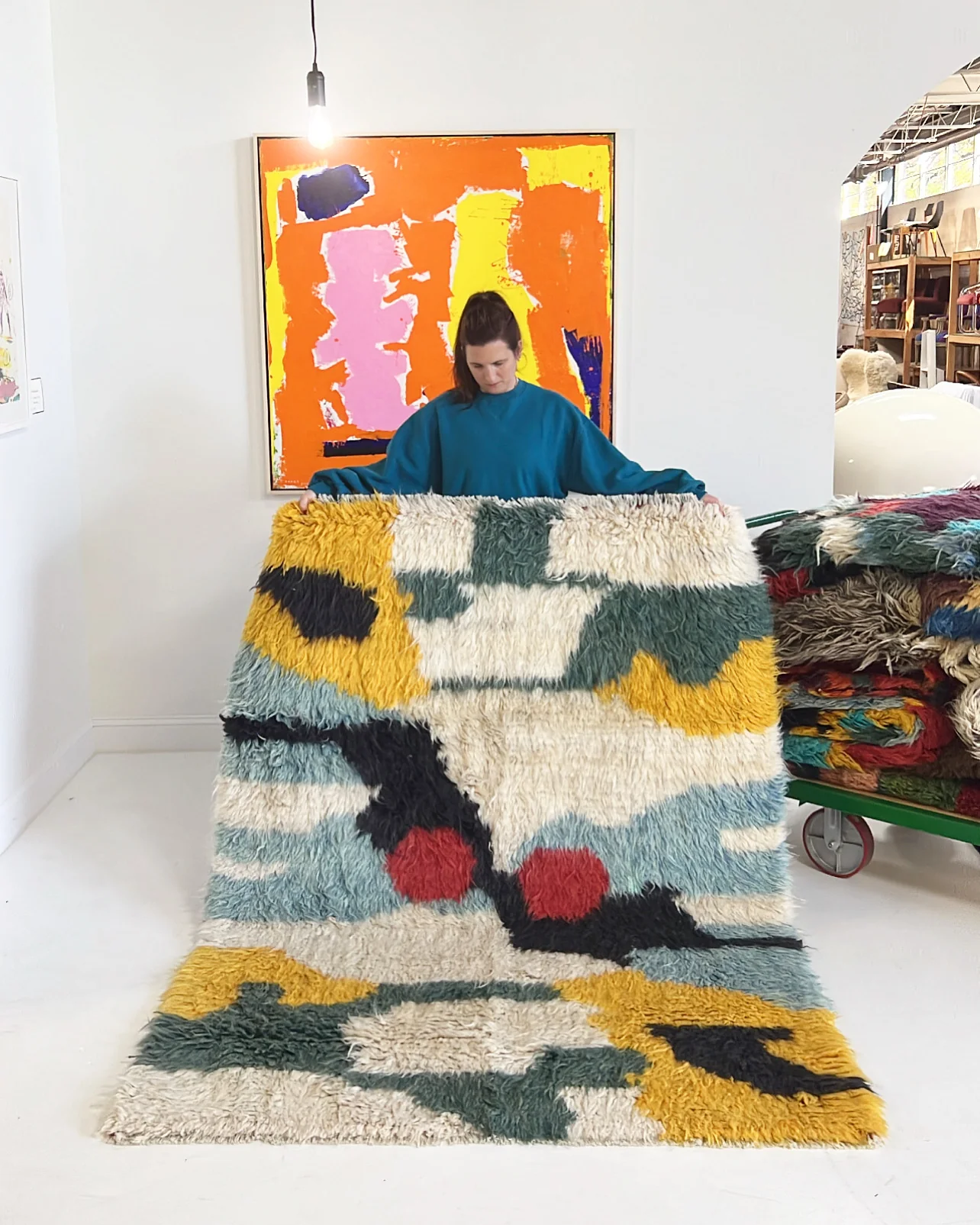 Vintage Gabbeh Rug No. 1 - Image 5