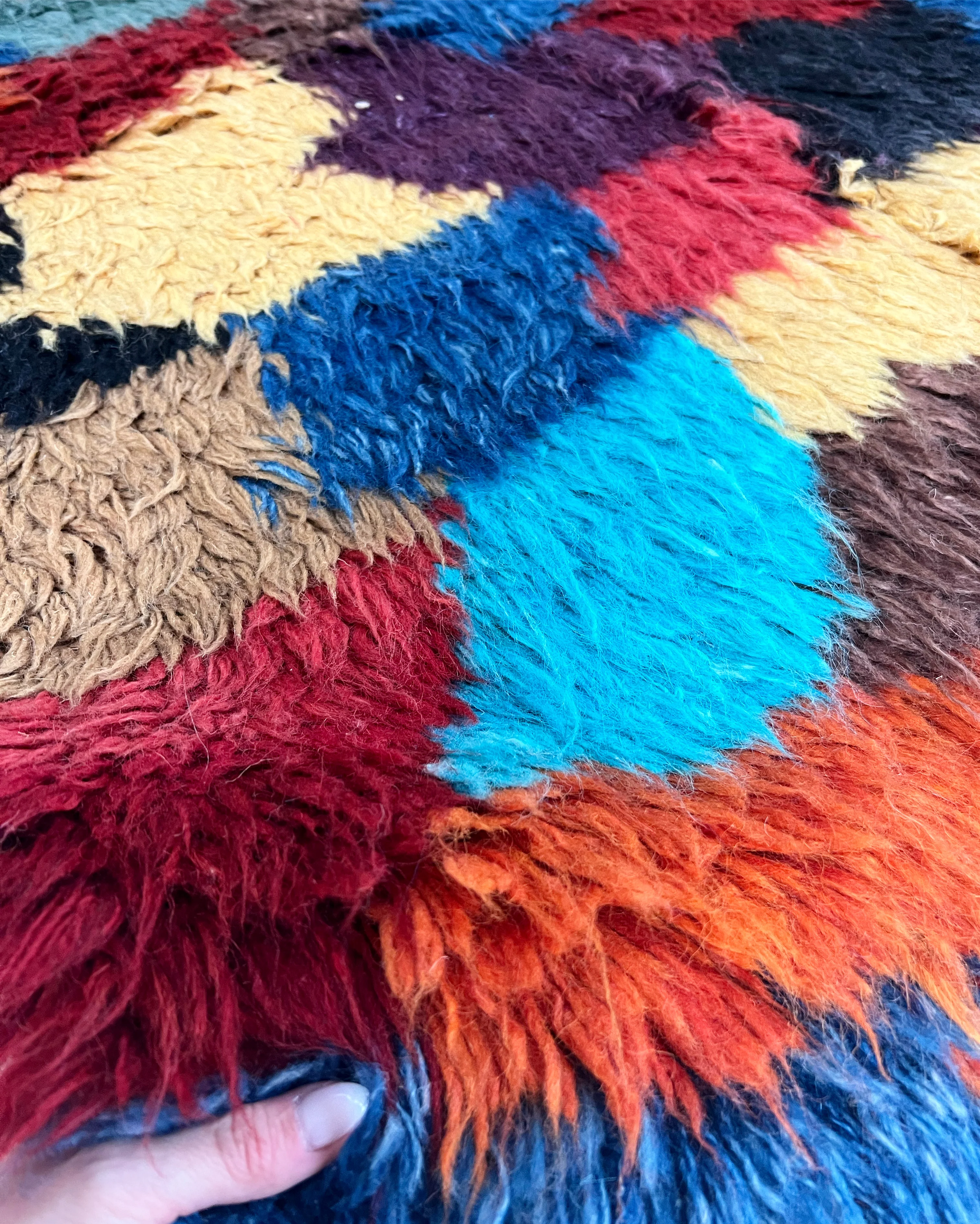 Vintage Gabbeh Rug No. 3 - Image 5