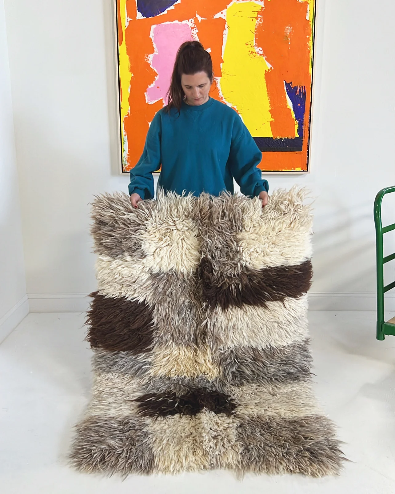 Vintage Gabbeh Rug No. 5 - Image 5
