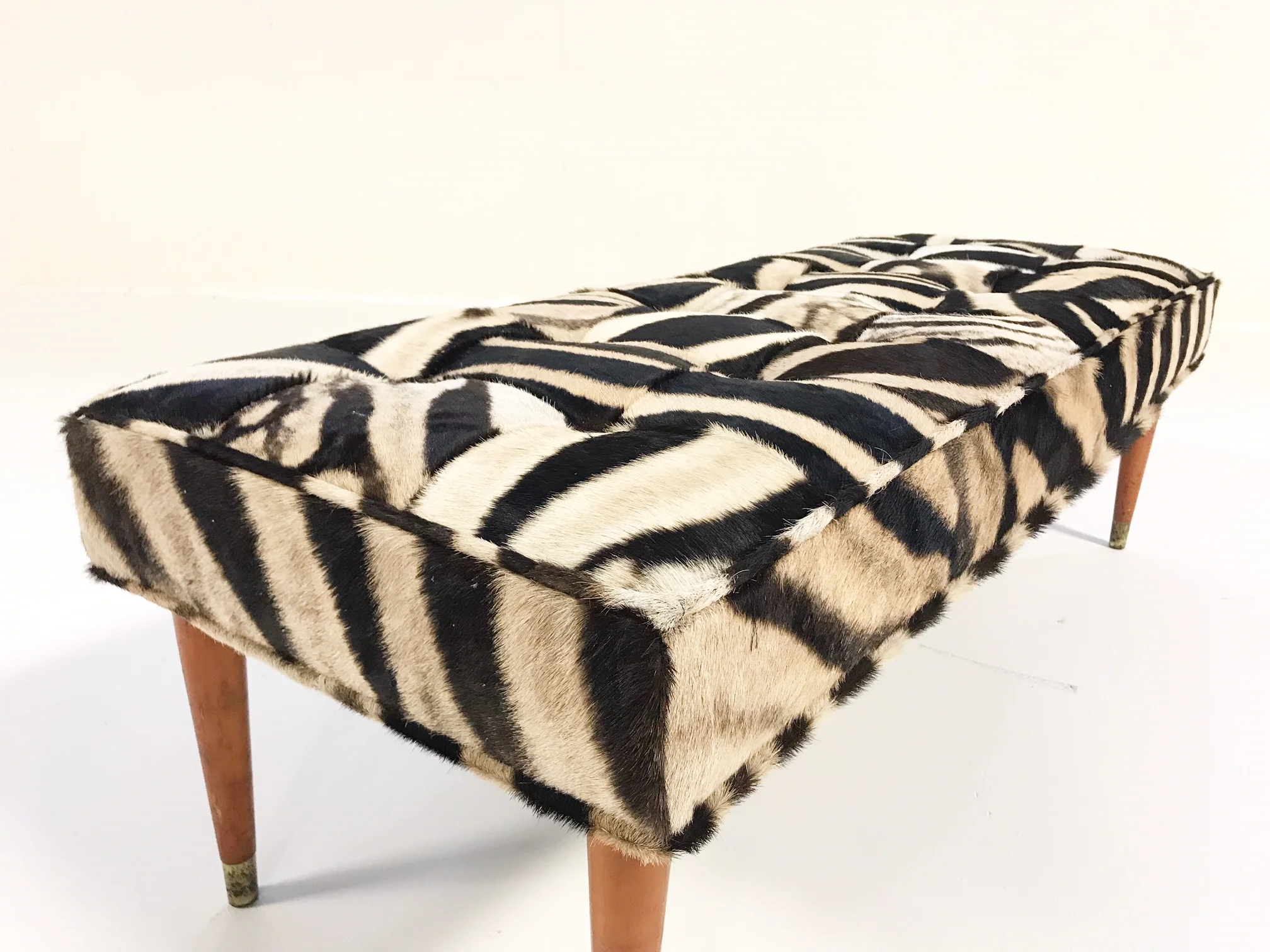 Bench in Patchwork Zebra Hide - Image 4