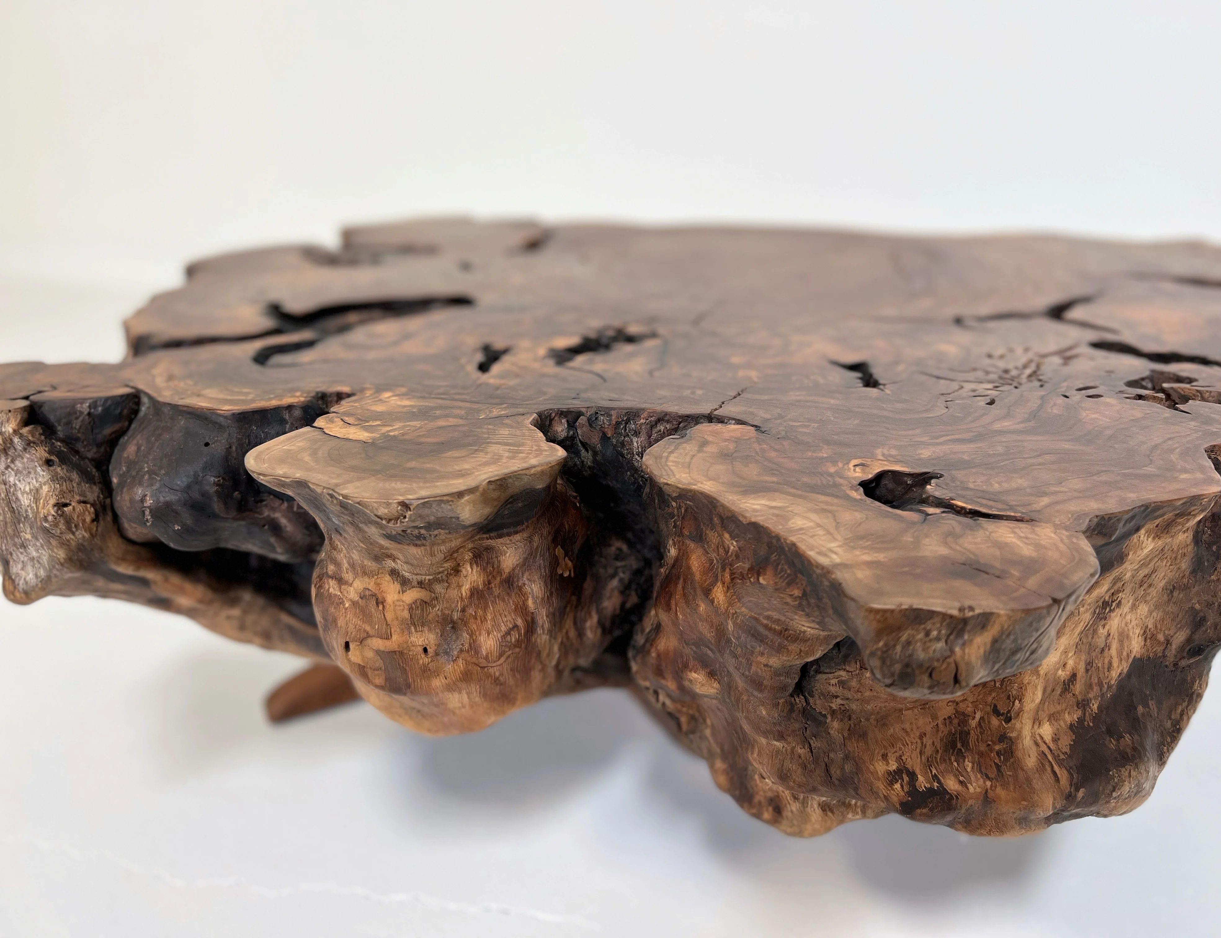 Walnut Burl Coffee Table - Image 4