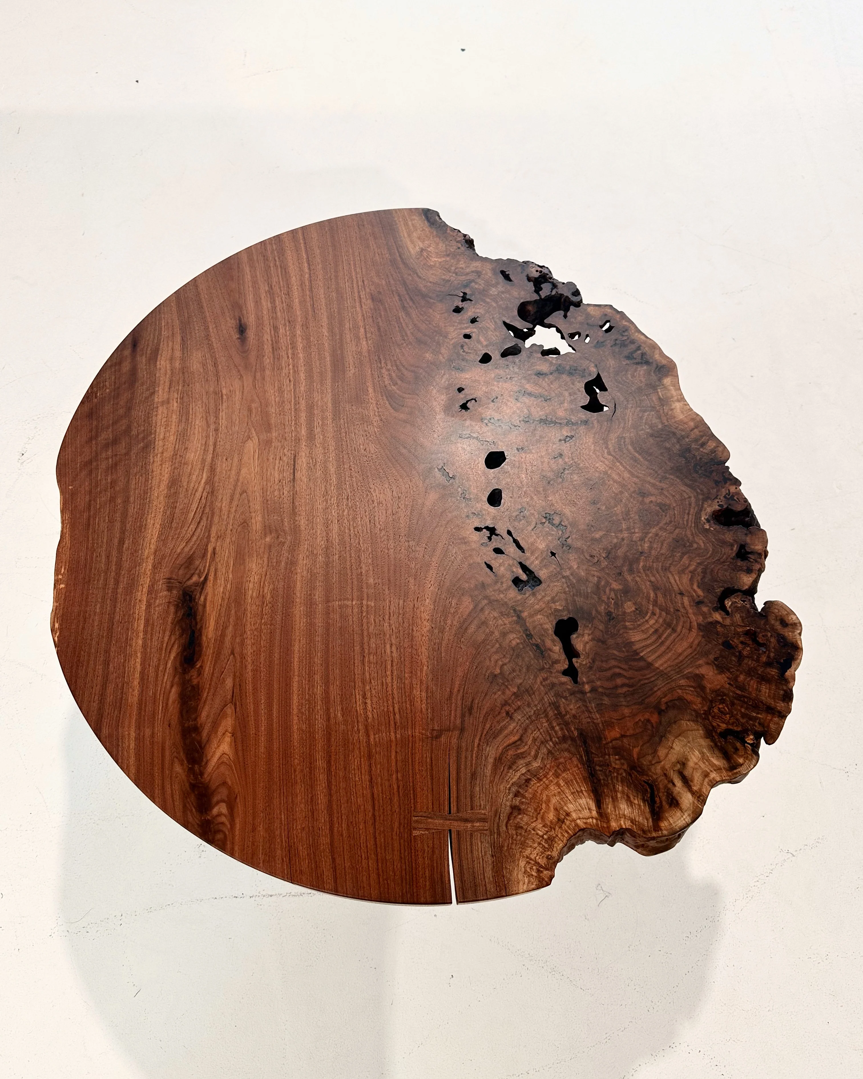 Walnut Burl Slab Coffee Table, Edition of 10 - Image 3