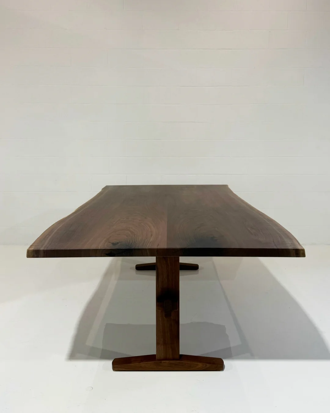 Walnut Trestle Dining Table - Image 3