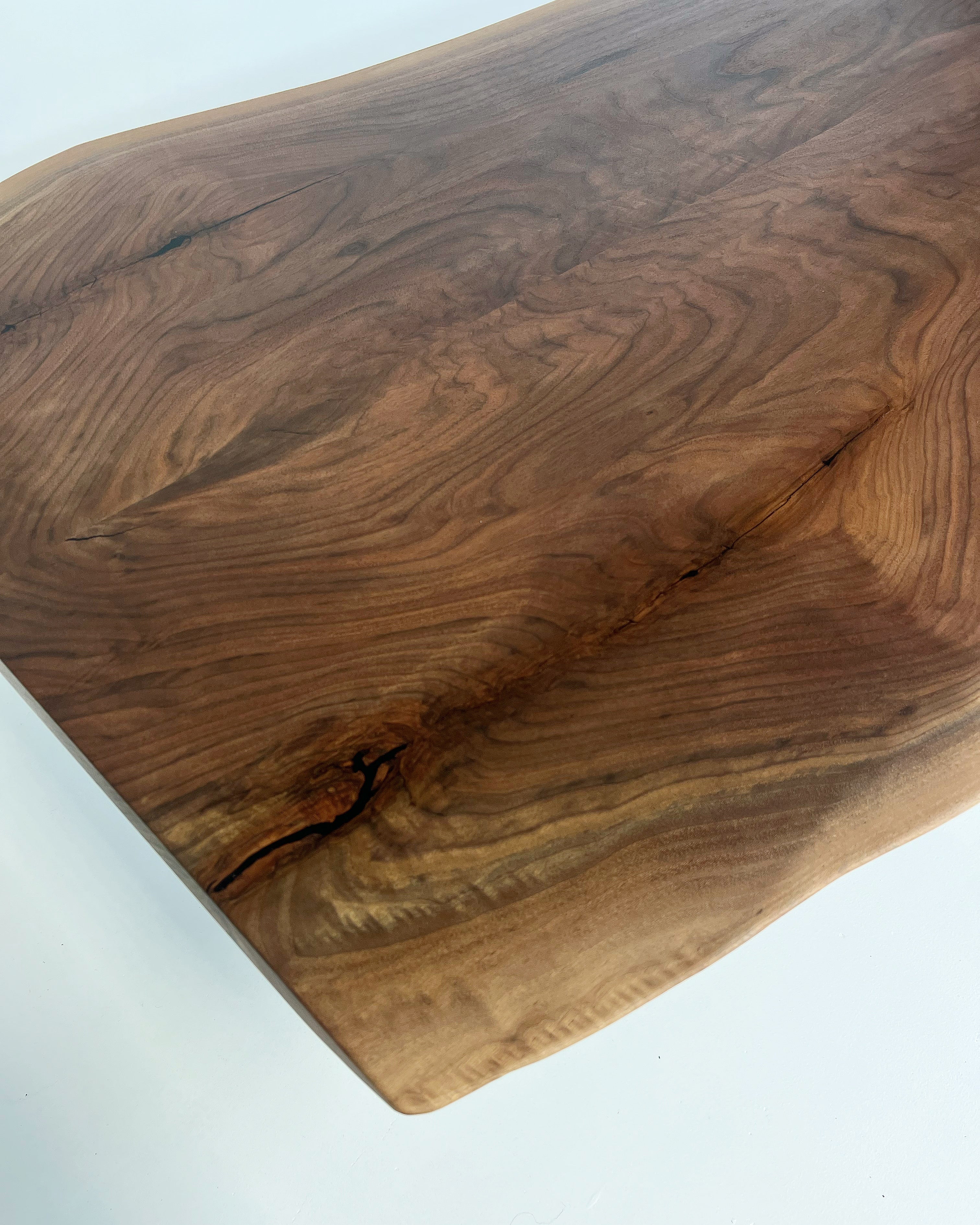 Walnut Trestle Dining Table - Image 10
