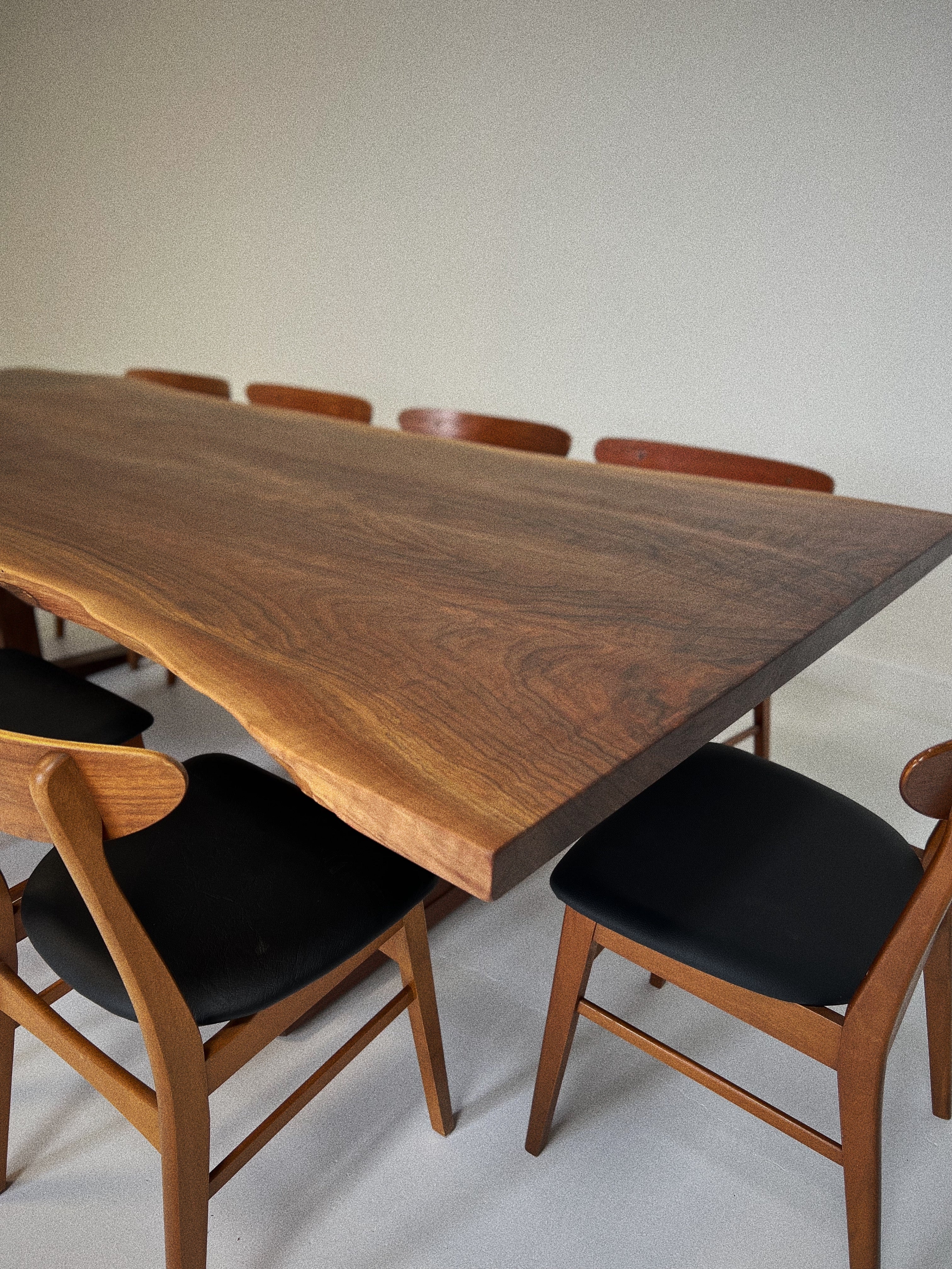 Walnut Trestle Dining Table - Image 17