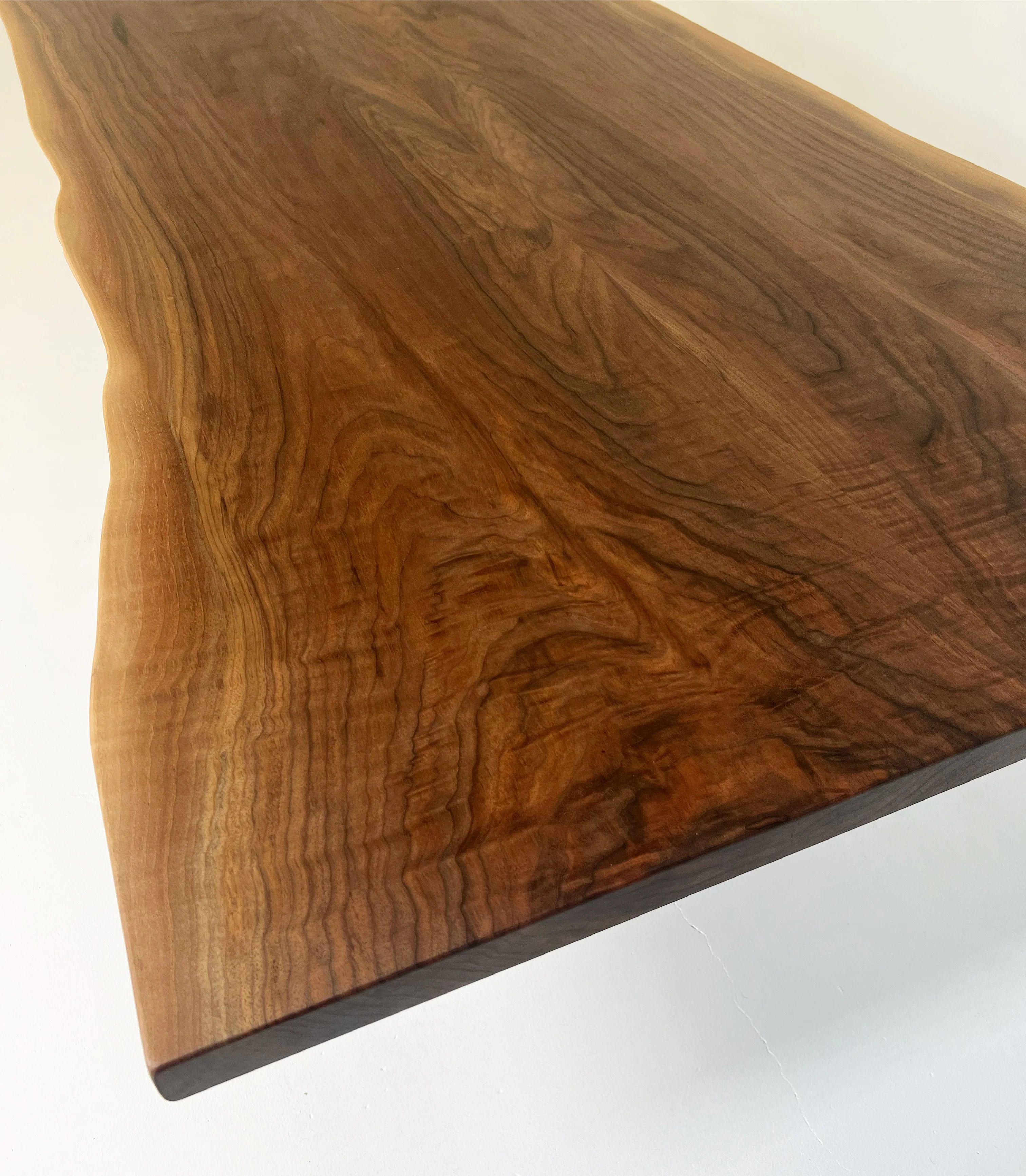 Walnut Trestle Dining Table - Image 9