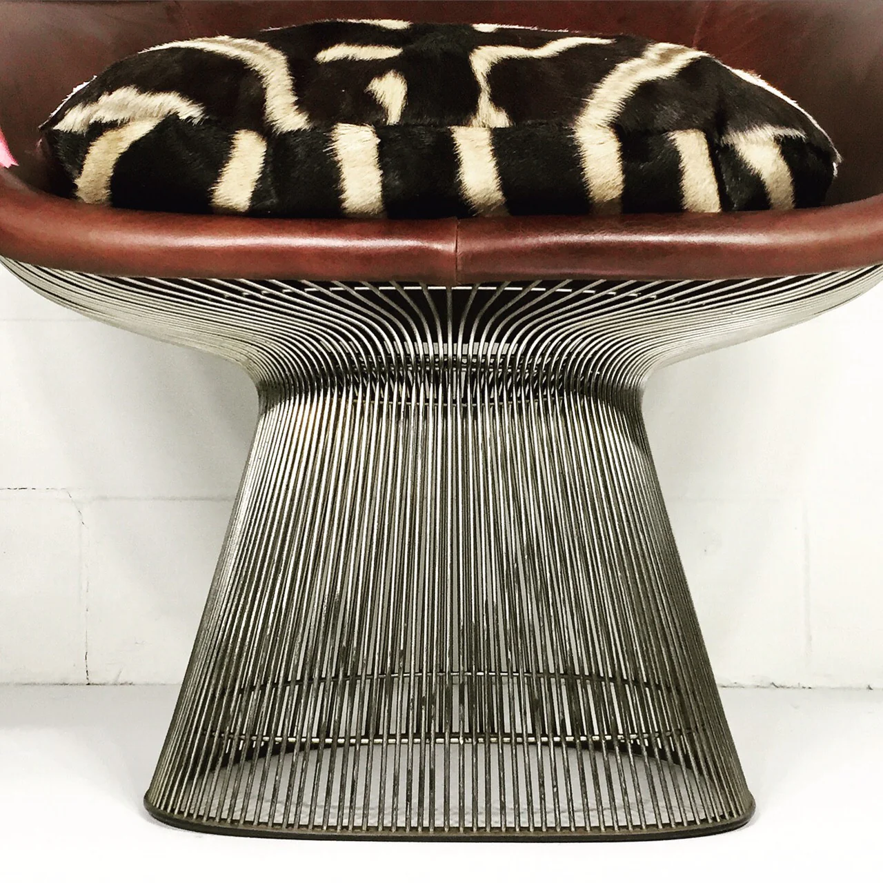 Lounge Chair in Zebra Hide - Image 5