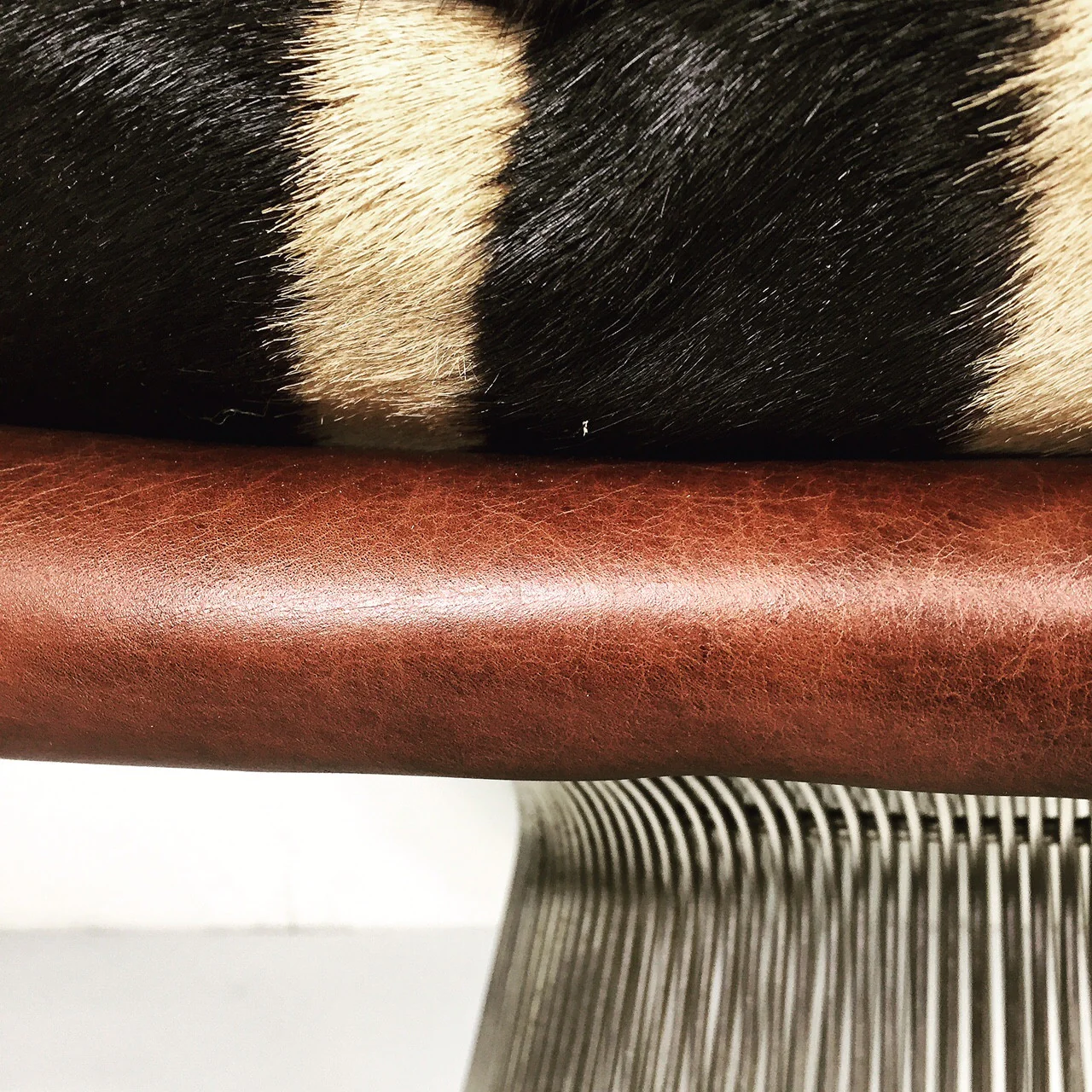 Lounge Chair in Zebra Hide - Image 7
