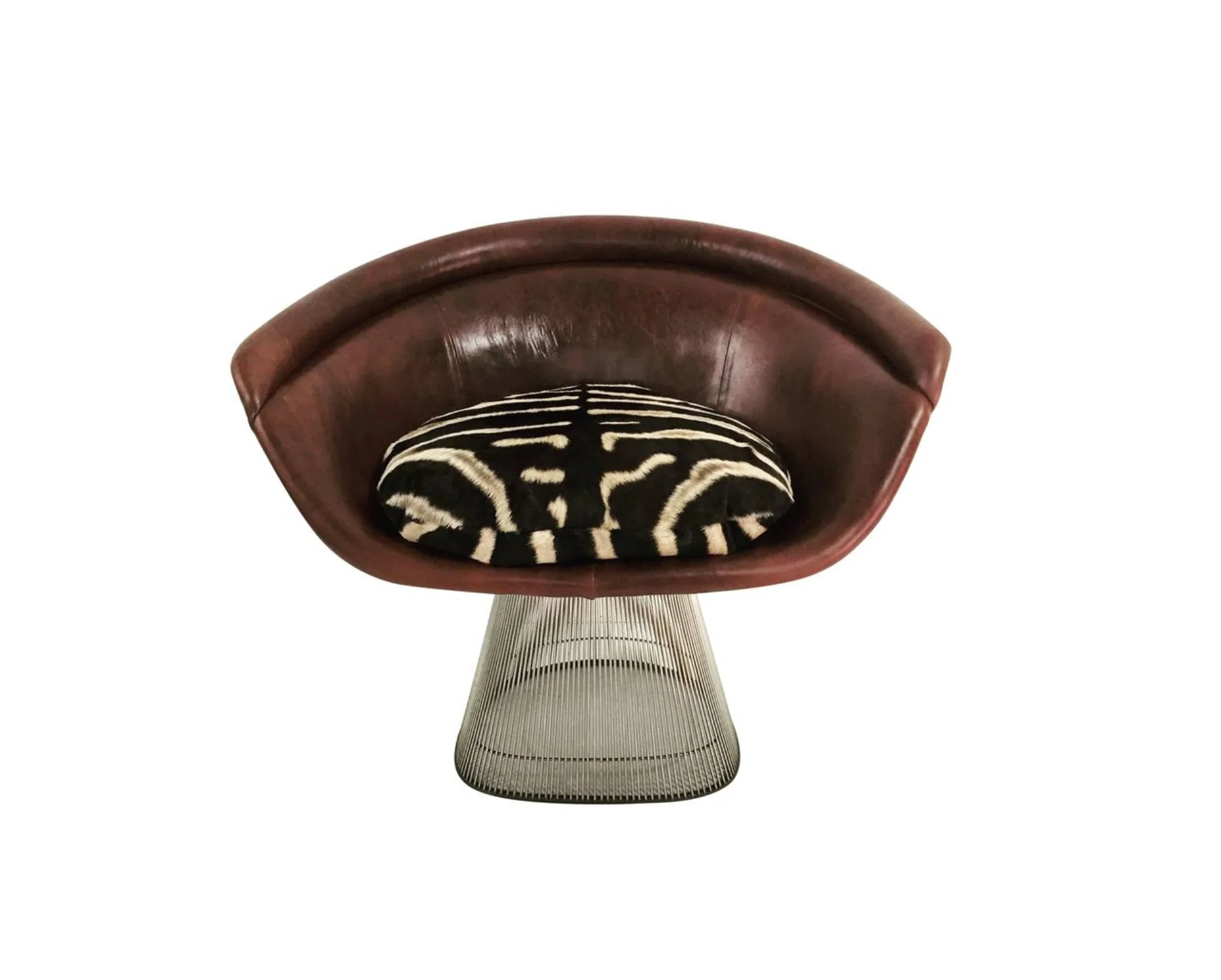 Lounge Chair in Zebra Hide - Image 8