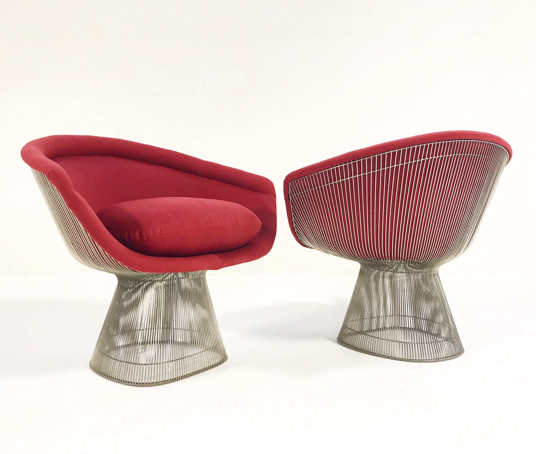 Lounge Chairs in Loro Piana Cashmere, pair - Image 3