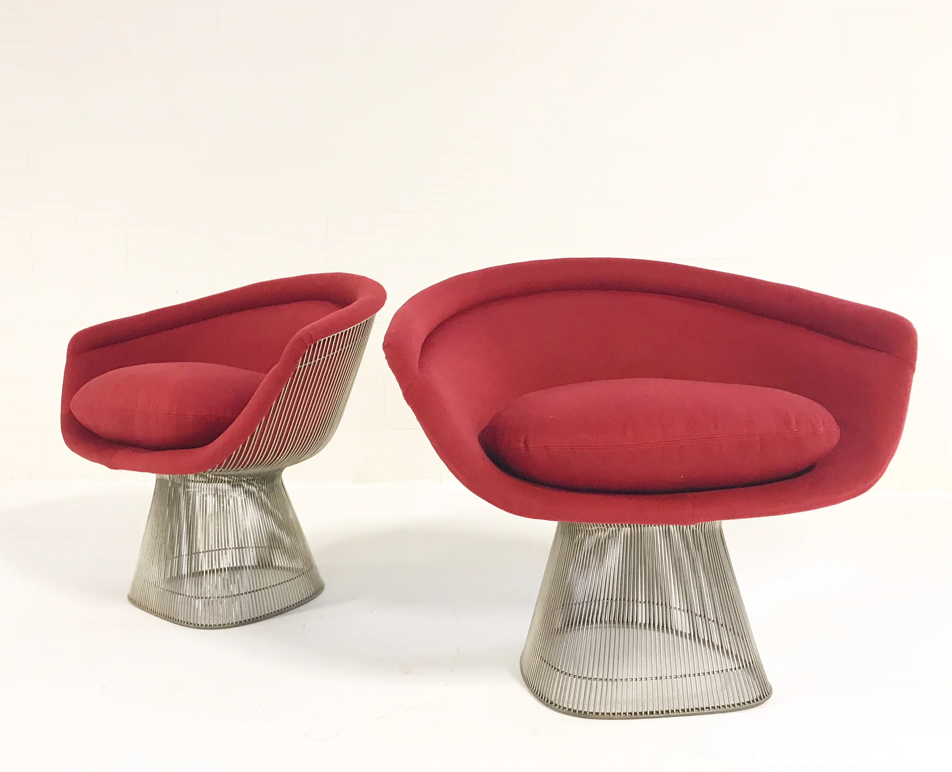 Lounge Chairs in Loro Piana Cashmere, pair - Image 4