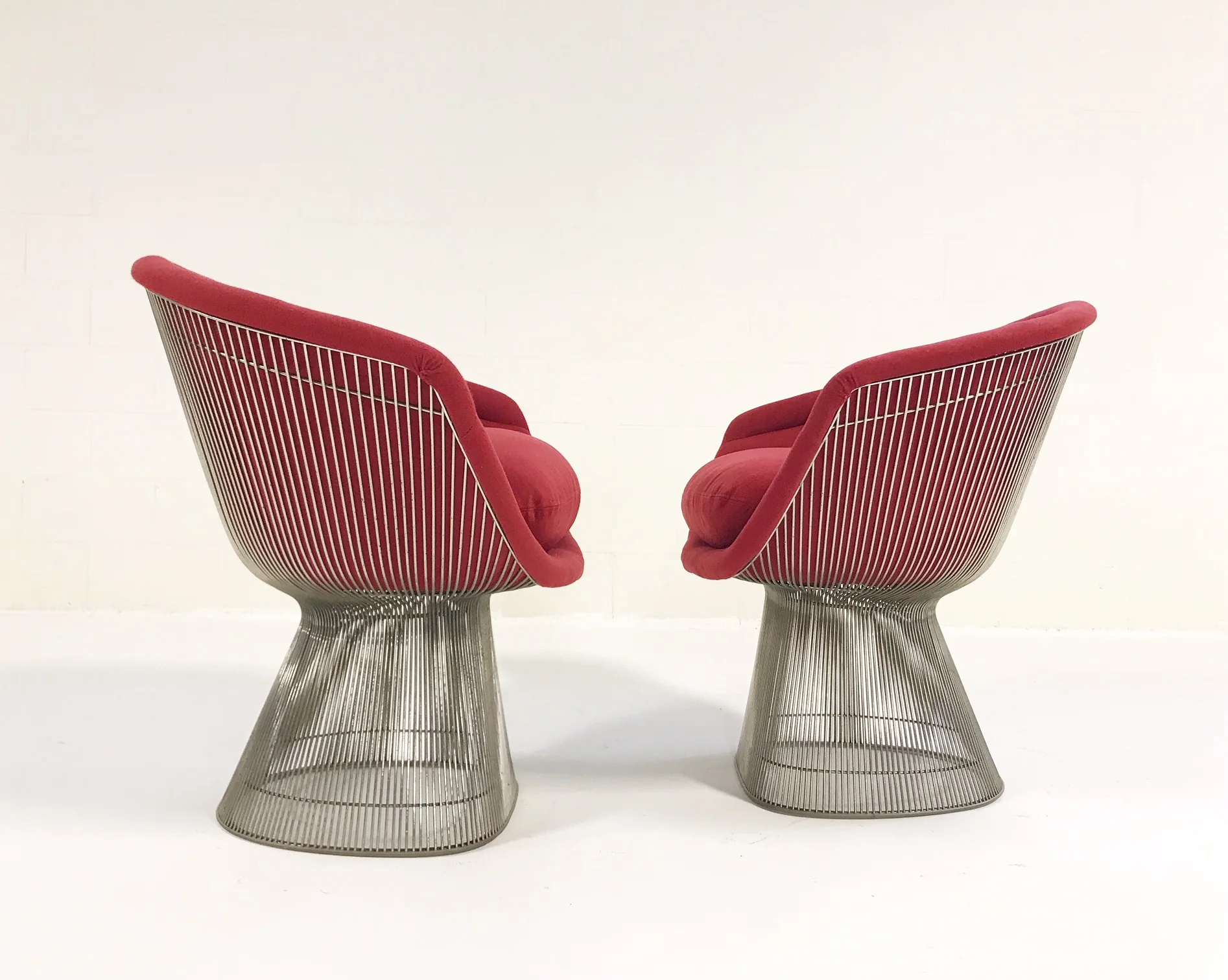 Lounge Chairs in Loro Piana Cashmere, pair - Image 5