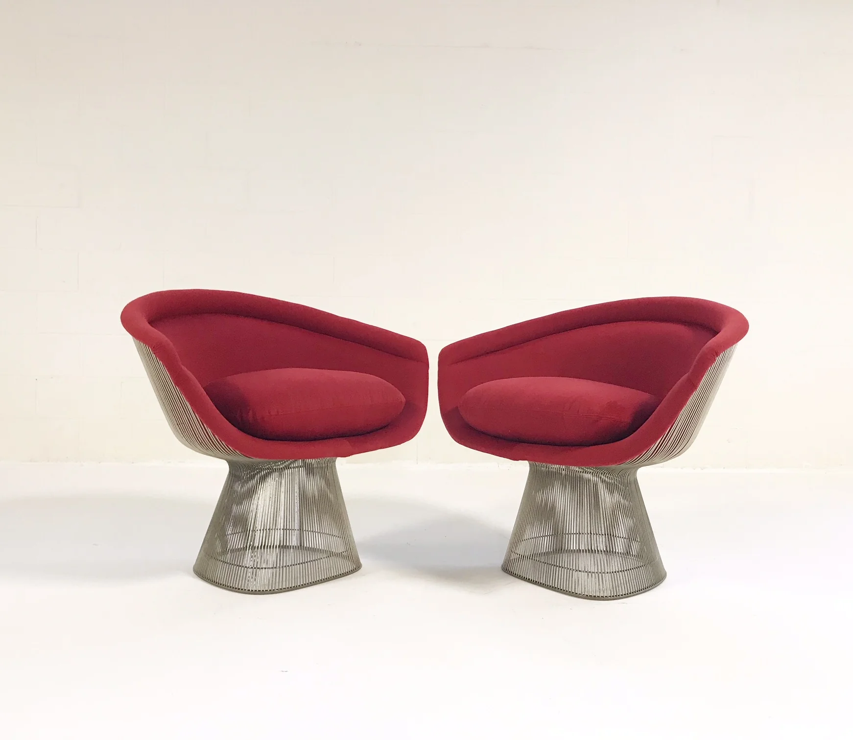 Lounge Chairs in Loro Piana Cashmere, pair - Image 7