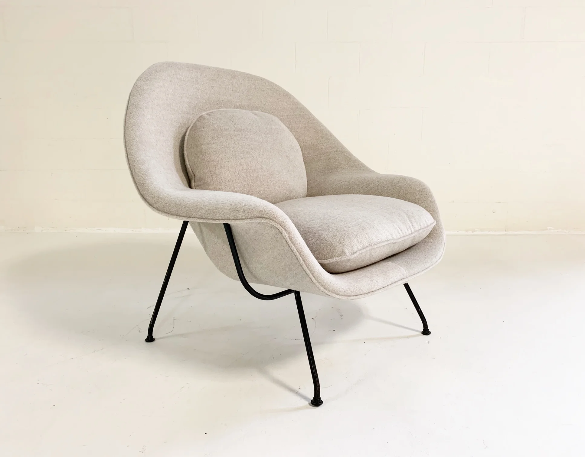 Womb Chair in Loro Piana Alpaca Wool - Image 11
