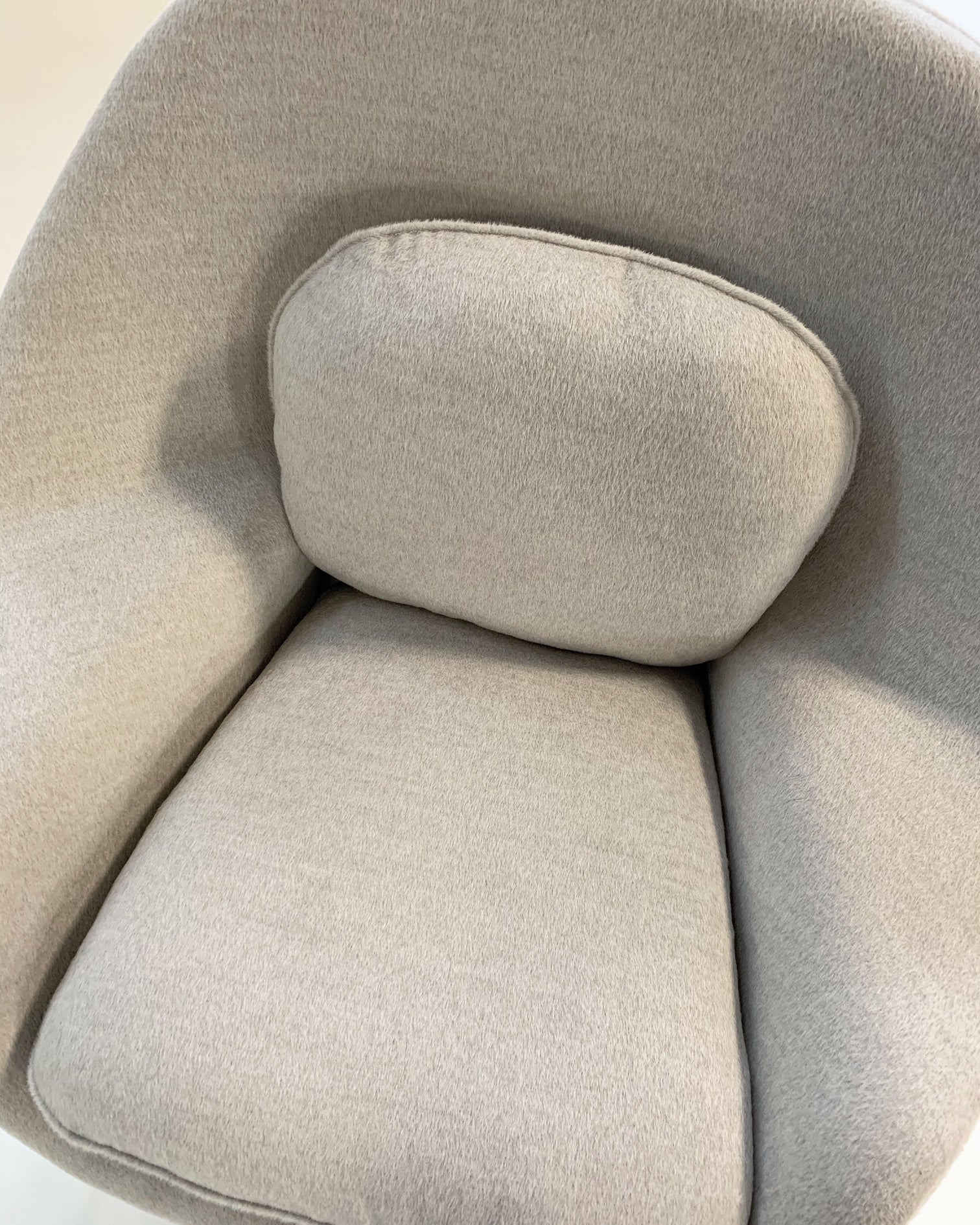 Womb Chair in Loro Piana Alpaca Wool - Image 12