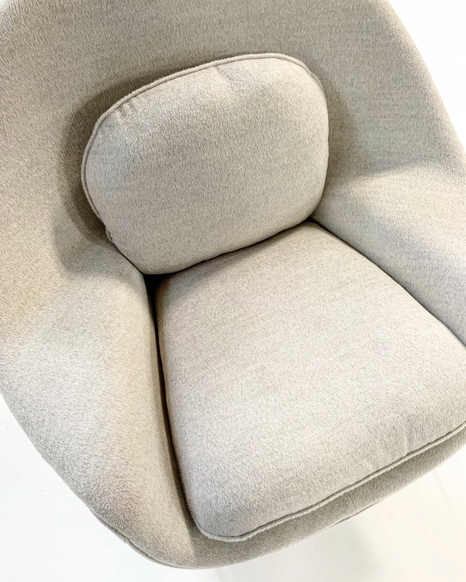 Womb Chair in Loro Piana Alpaca Wool - Image 2
