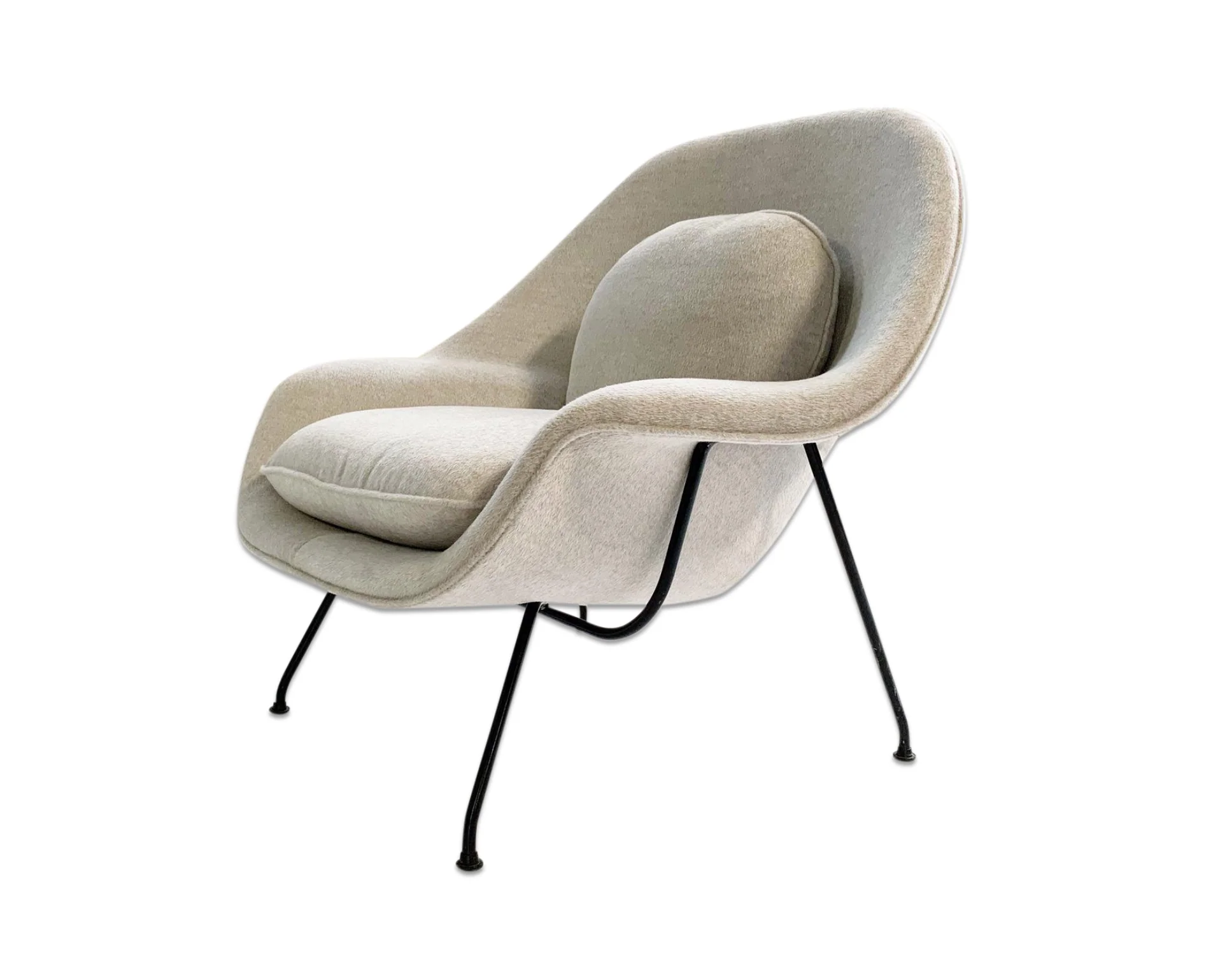 Womb Chair in Loro Piana Alpaca Wool - Image 3