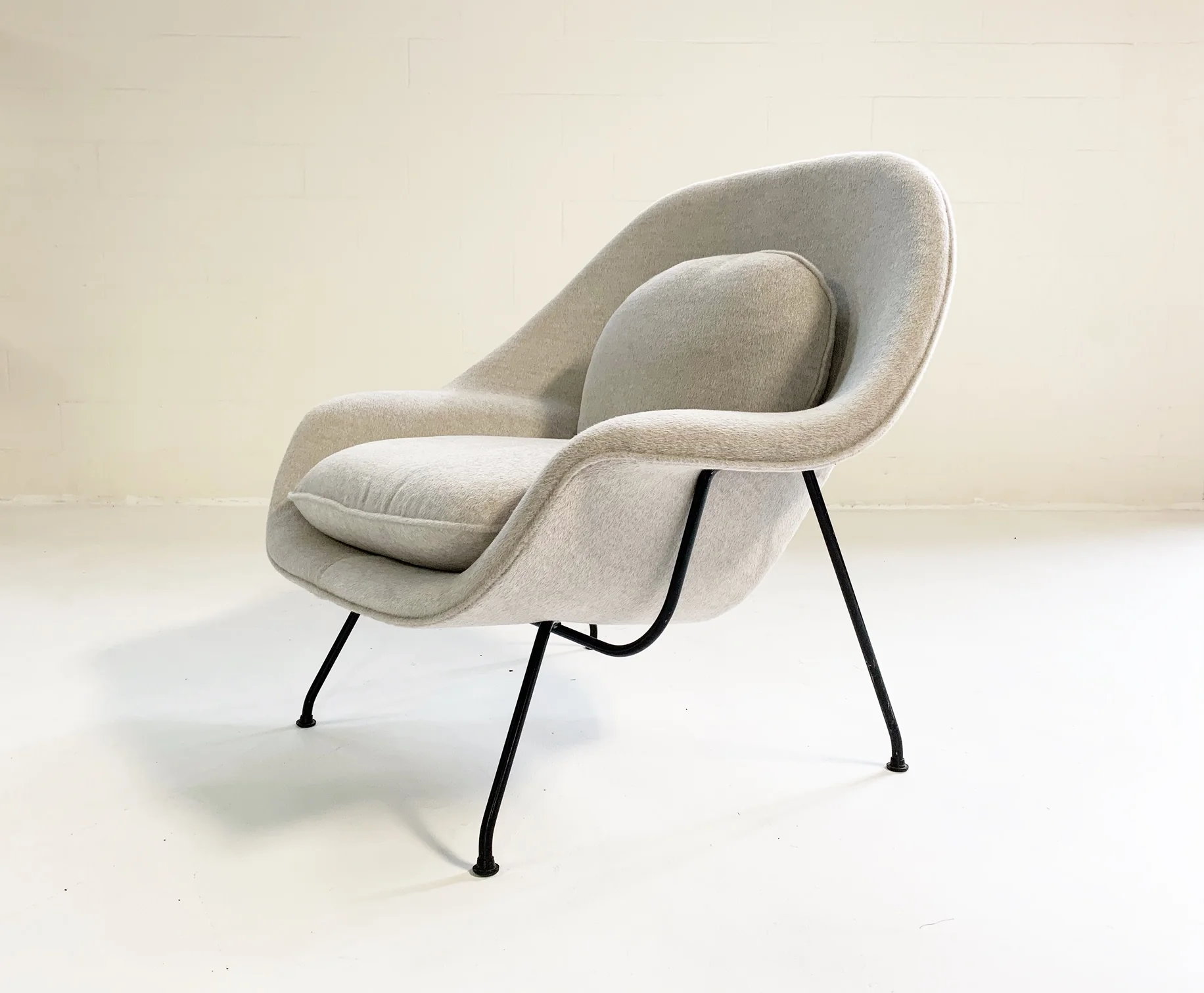 Womb Chair in Loro Piana Alpaca Wool - Image 4