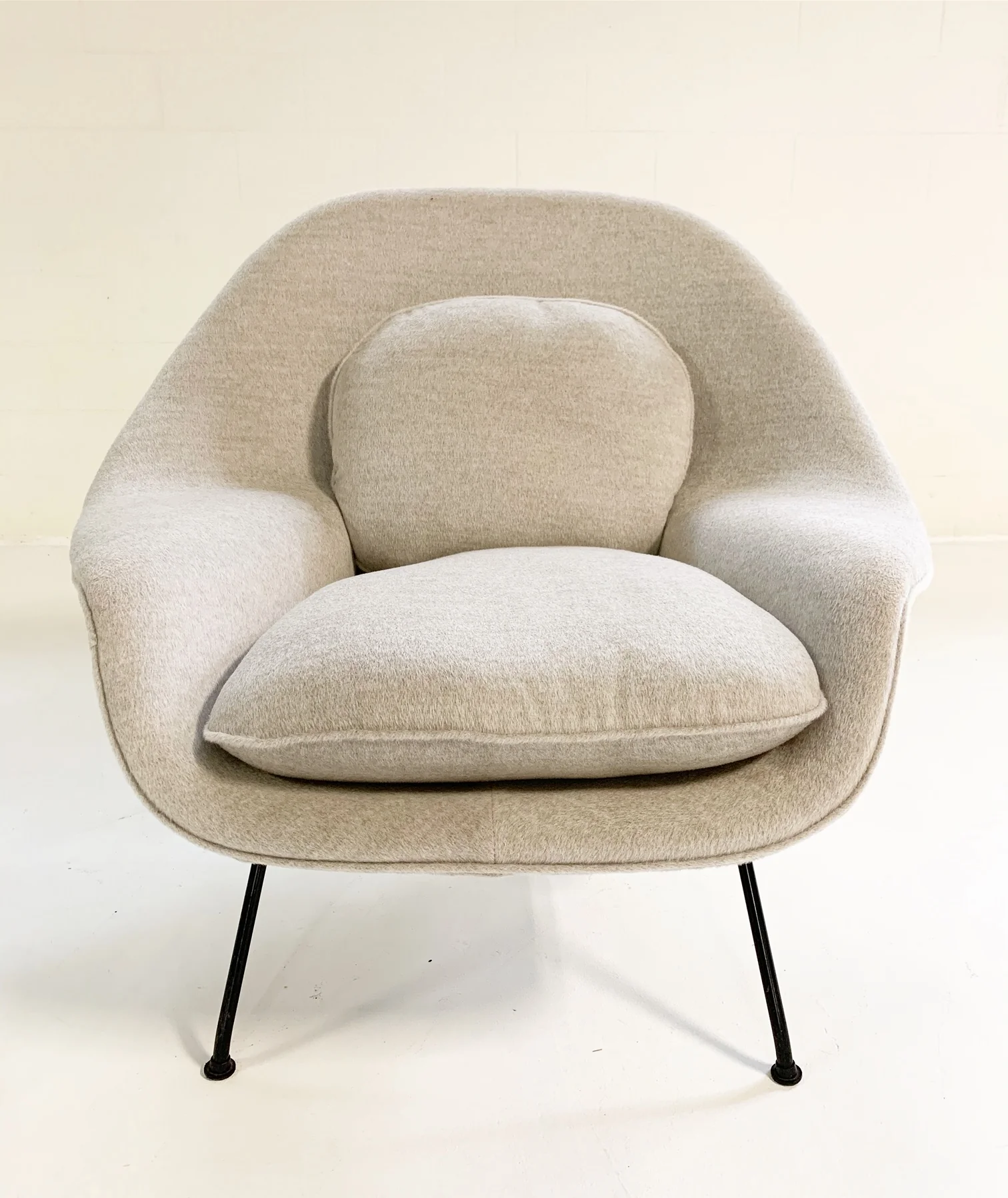 Womb Chair in Loro Piana Alpaca Wool - Image 6