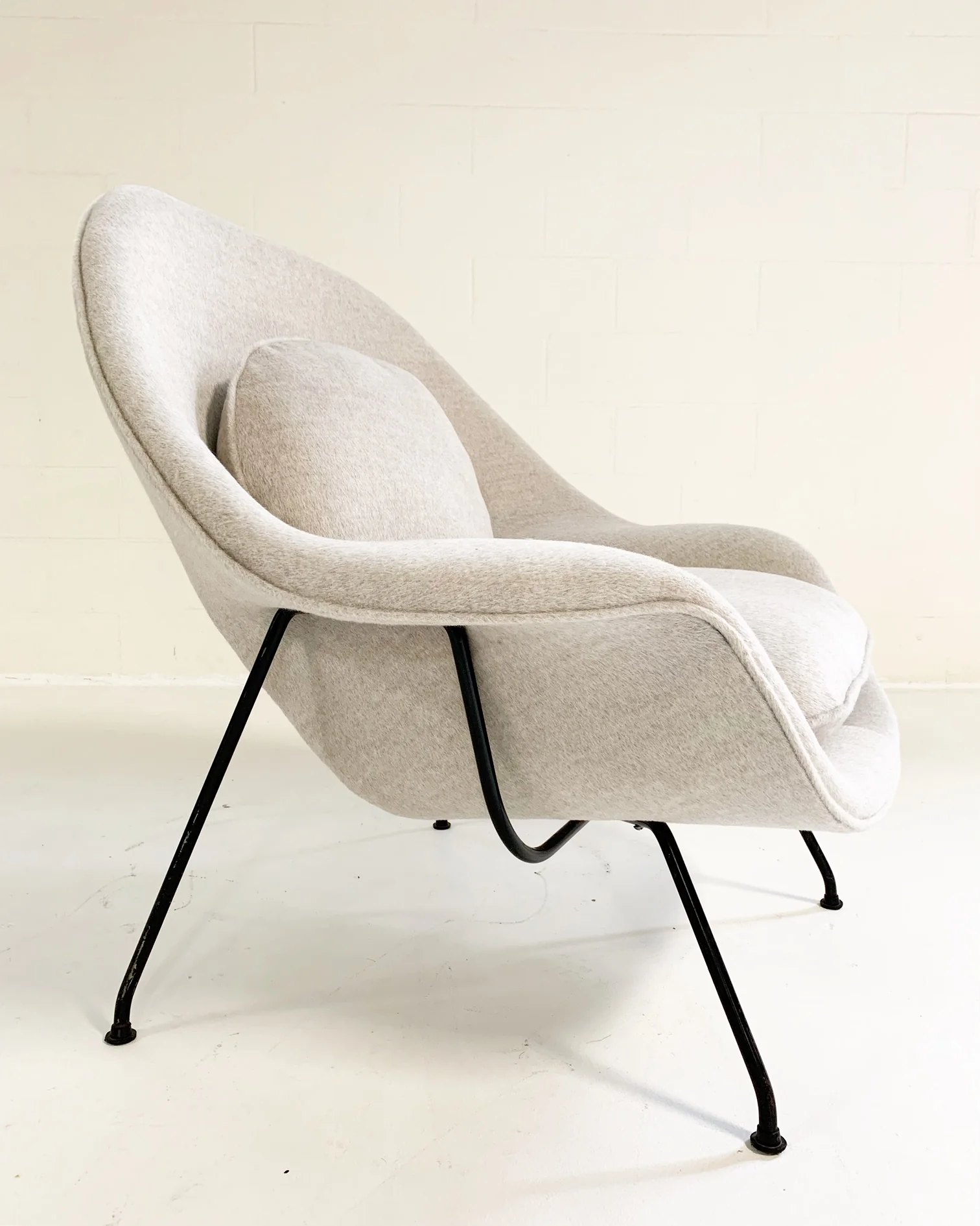 Womb Chair in Loro Piana Alpaca Wool - Image 7
